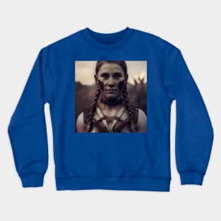 Viking Shield Maiden Crewneck Sweatshirt